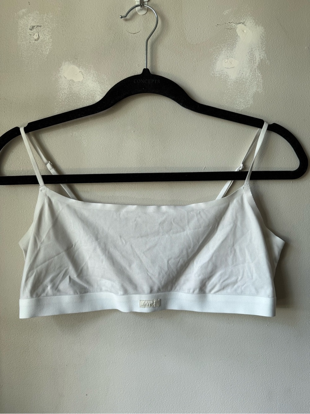 SKIMS smooth rib scoop neck bralette